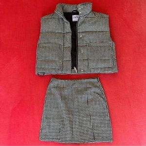 Zara vest & skirt set